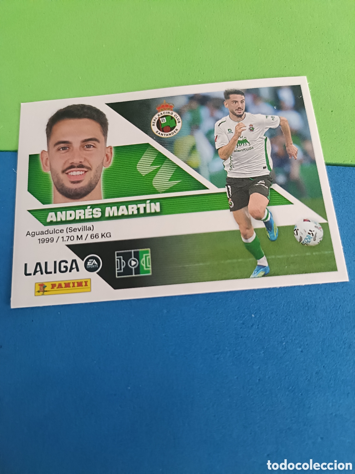 Fu&szlig;ball-Sticker: Panini cromos stickers Liga este 2026 2027 26 27 - Racing Santander 16 Andr&eacute;s Mart&iacute;n