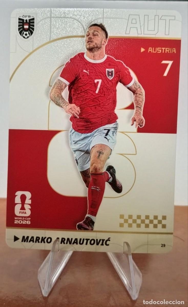Fu&szlig;ball-Sticker: #29 MARKO ARNAUTOVIC (Austria) - PANINI KAYOU (China) FIFA World Cup 2026
