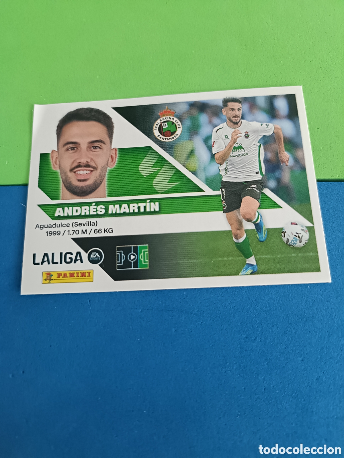 Fu&szlig;ball-Sticker: Panini cromos stickers Liga este 2026 2027 26 27 - Racing Santander 16 Andr&eacute;s Mart&iacute;n