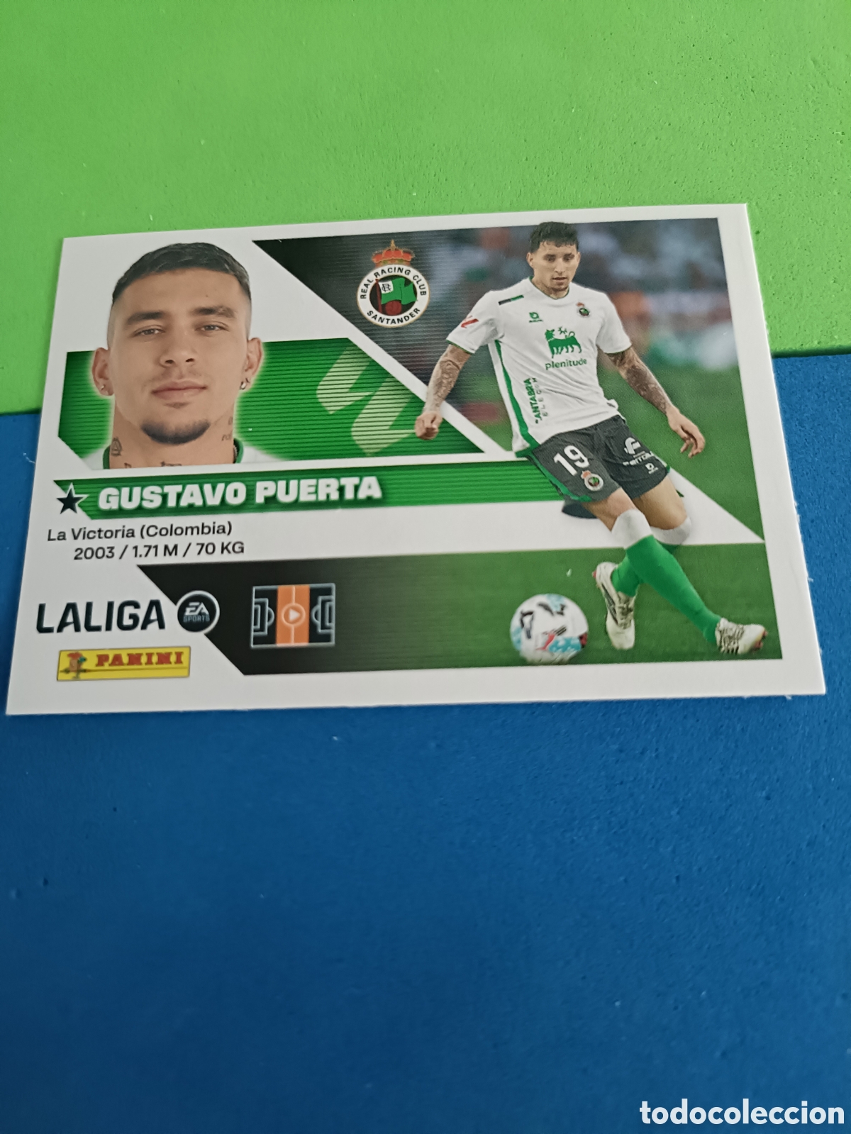 Fu&szlig;ball-Sticker: Panini cromos stickers Liga este 2026 2027 26 27 - Racing Santander 12 Gustavo Puerta