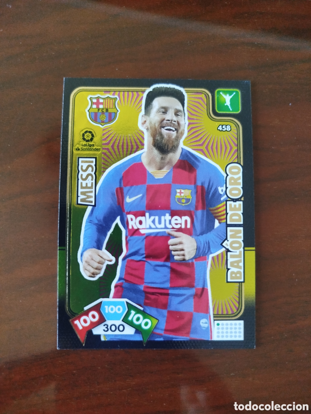 Fu&szlig;ball-Sticker: Adrenalyn 2019/20.F.C.BARCELONA.MESSI (BALON DE ORO).
