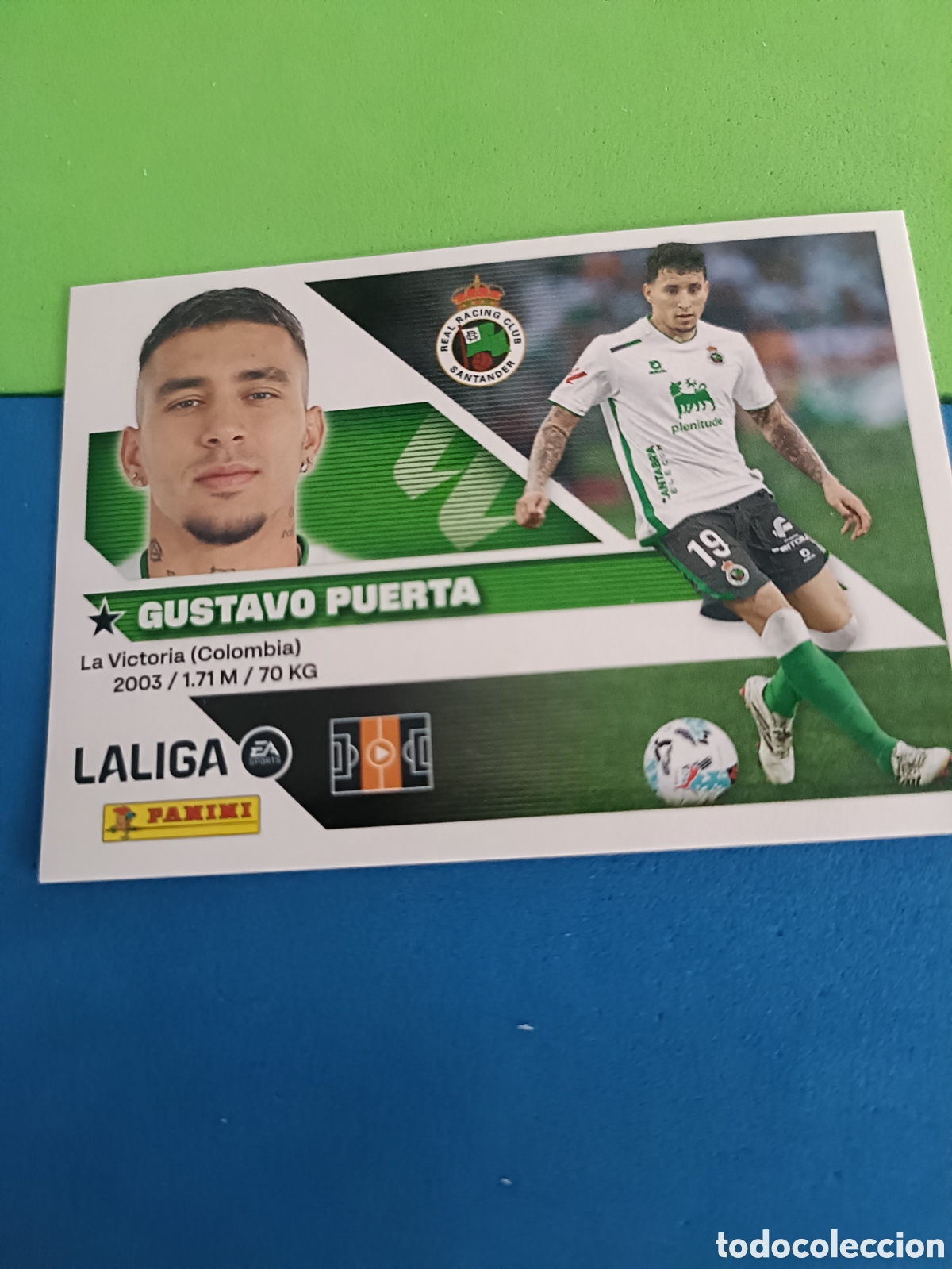 Figurine di Calcio: Panini cromos stickers Liga este 2026 2027 26 27 - Racing Santander 12 Gustavo Puerta