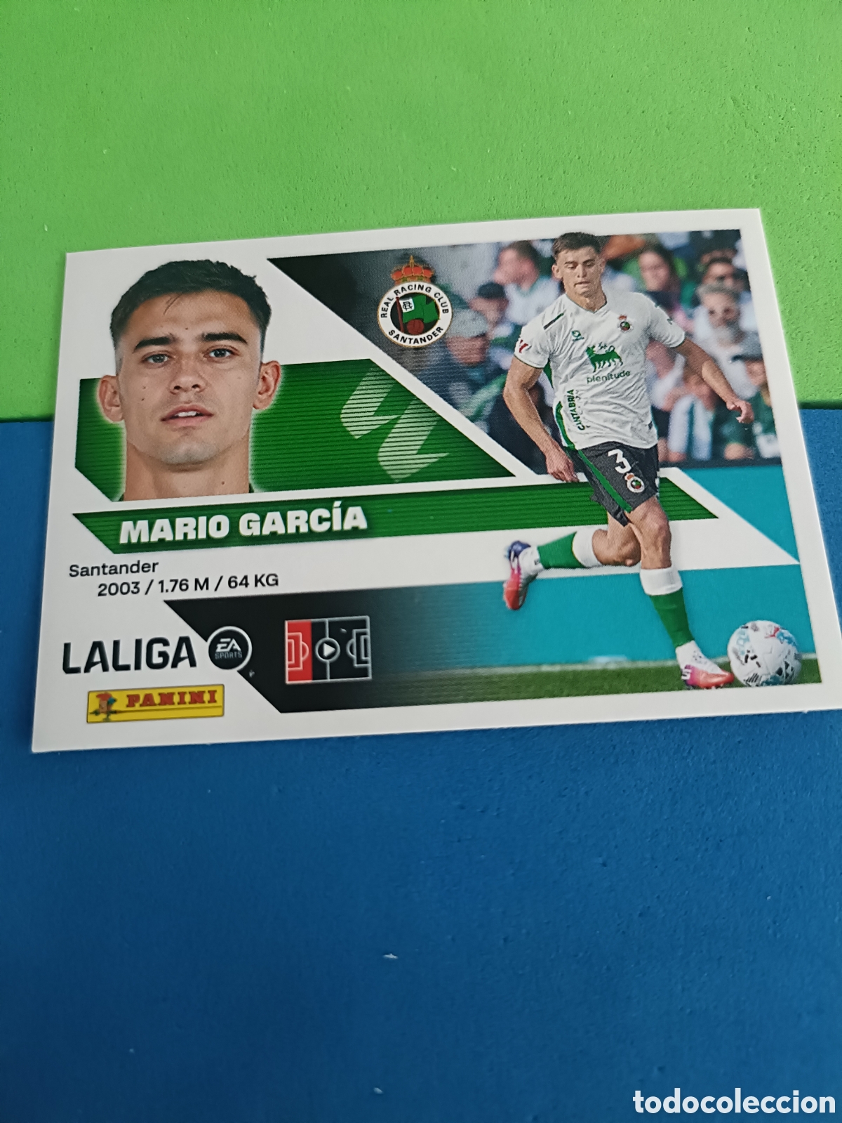 Figurine di Calcio: Panini cromos stickers Liga este 2026 2027 26 27 - Racing Santander 9B Mario Garc&iacute;a