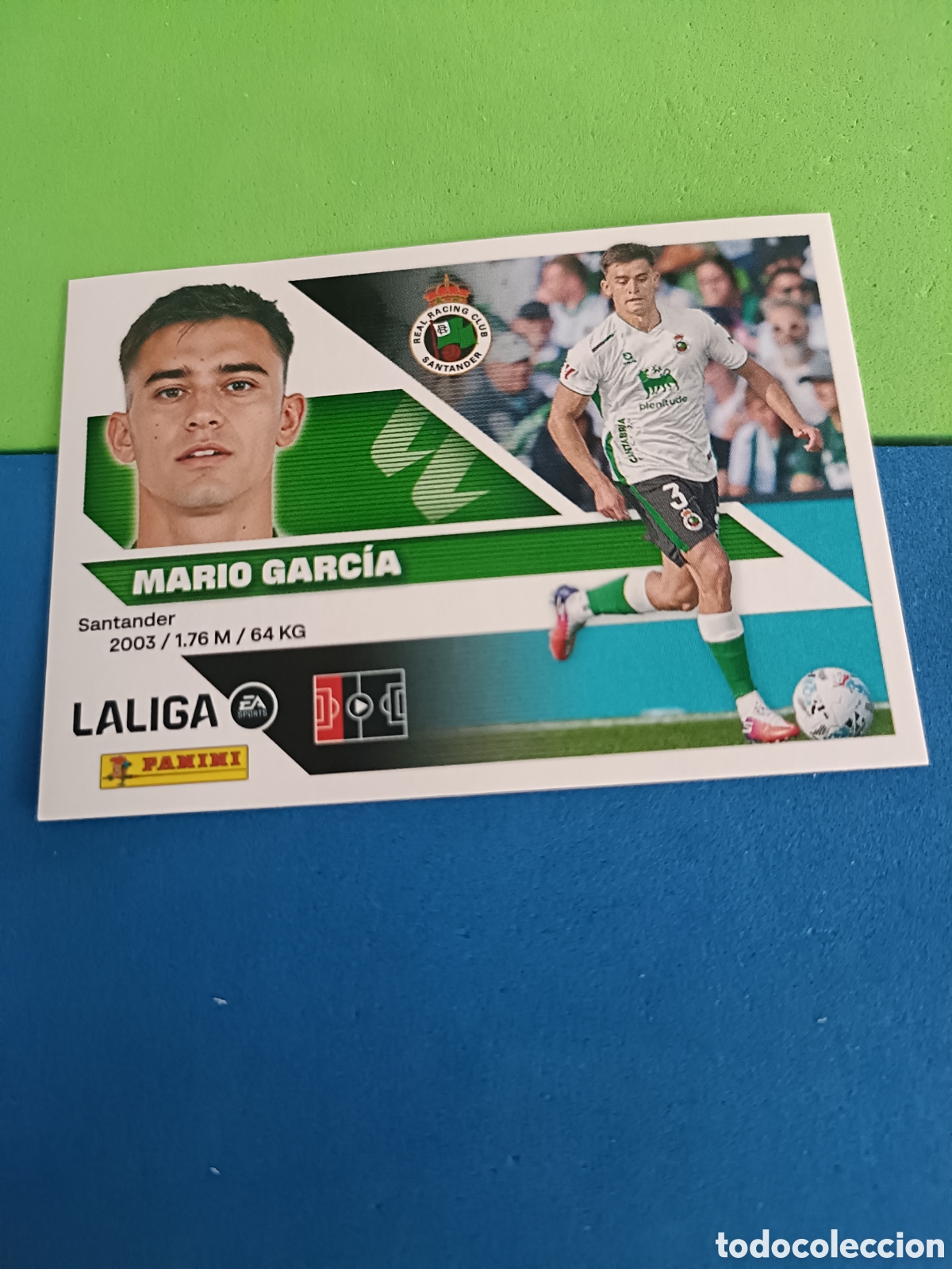 Figurine di Calcio: Panini cromos stickers Liga este 2026 2027 26 27 - Racing Santander 9B Mario Garc&iacute;a