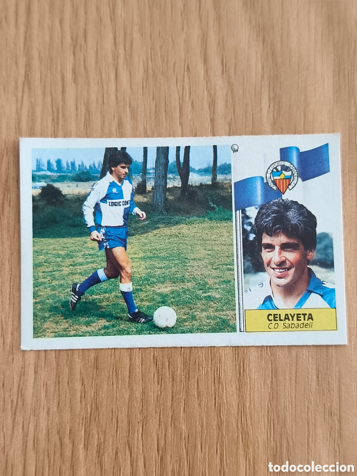 Figurine di Calcio: Este Liga 86/87 Fichaje 24 Celayeta Sabadell Versi&oacute;n Dif&iacute;cil Despegado