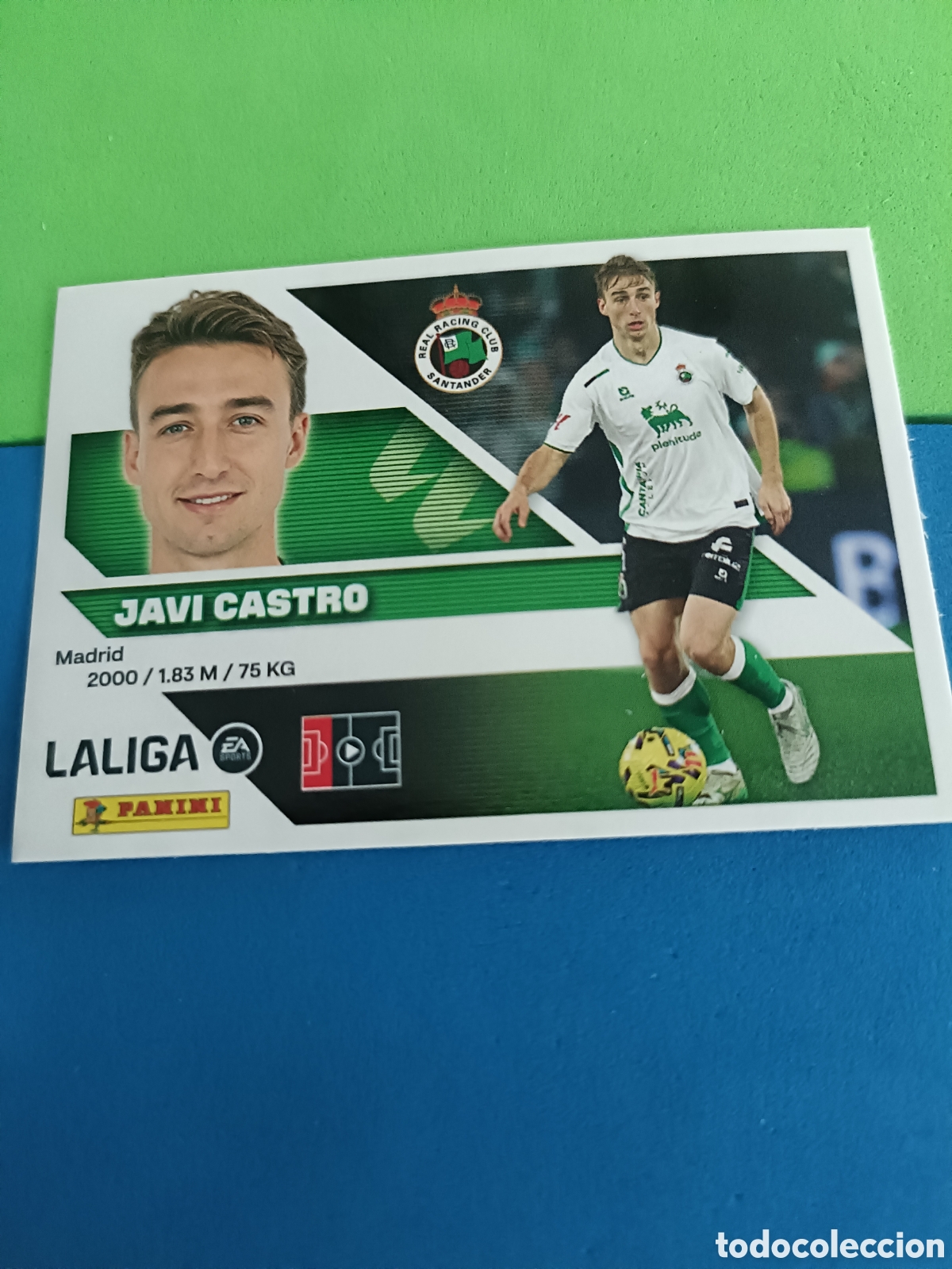 Cromos de f&uacute;tbol: Panini cromos stickers Liga este 2026 2027 26 27 - Racing Santander 8 Javi Castro