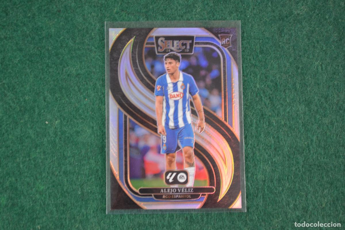 Cromos de f&uacute;tbol: PANINI SELECT LA LIGA 2024-25 - 182 ALEJO VELEZ (RCD ESPANYOL) PARALELA SILVER