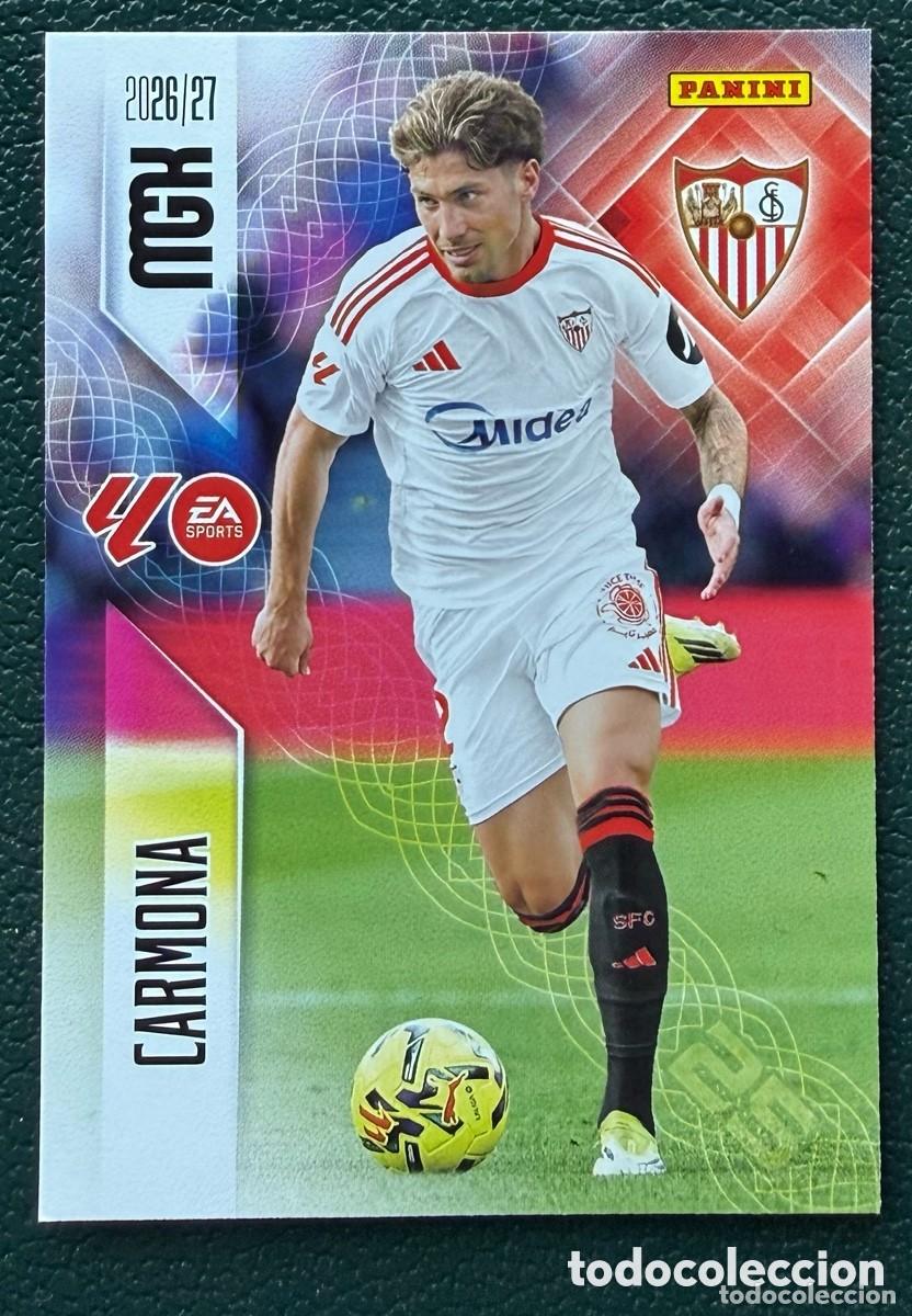 Cromos de f&uacute;tbol: 328 CARMONA SEVILLA FC FICHAS ALBUM MEGACRACKS 2026 2027 MGK 26 27