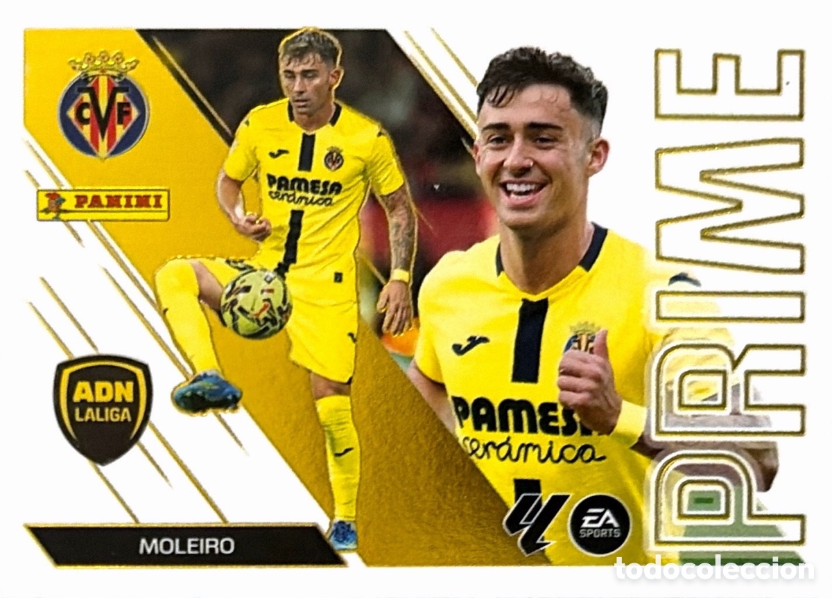 Cromos de f&uacute;tbol: 9.- Moleiro -ADN PRIME- (VILLARREAL) - COLECCIONES ESTE 2026/27 (PANINI)