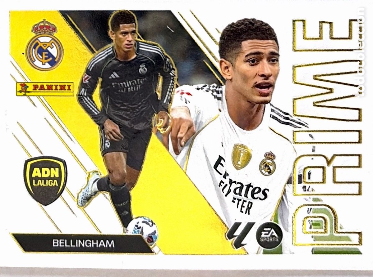 Cromos de f&uacute;tbol: 2.- Bellingham -ADN PRIME- (R. MADRID) - COLECCIONES ESTE 2026/27 (PANINI)
