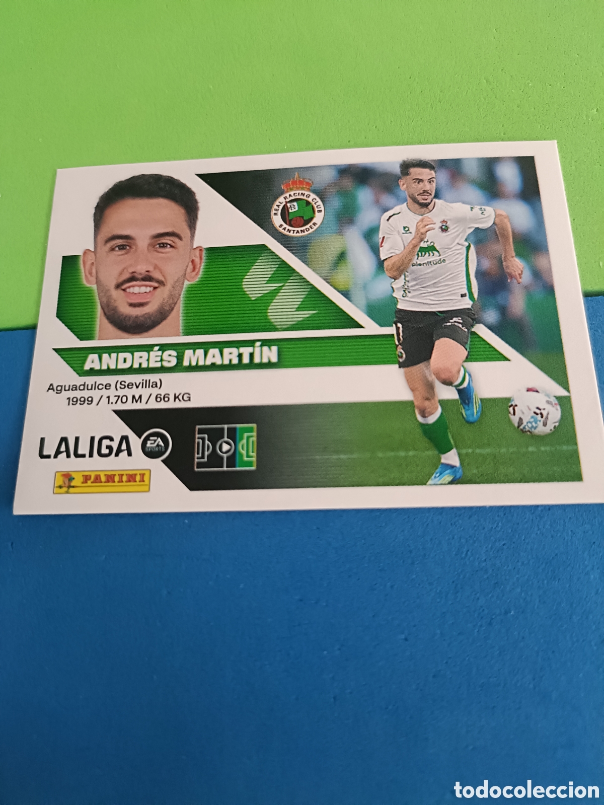Cromos de f&uacute;tbol: Panini cromos stickers Liga este 2026 2027 26 27 - Racing Santander 16 Andr&eacute;s Mart&iacute;n