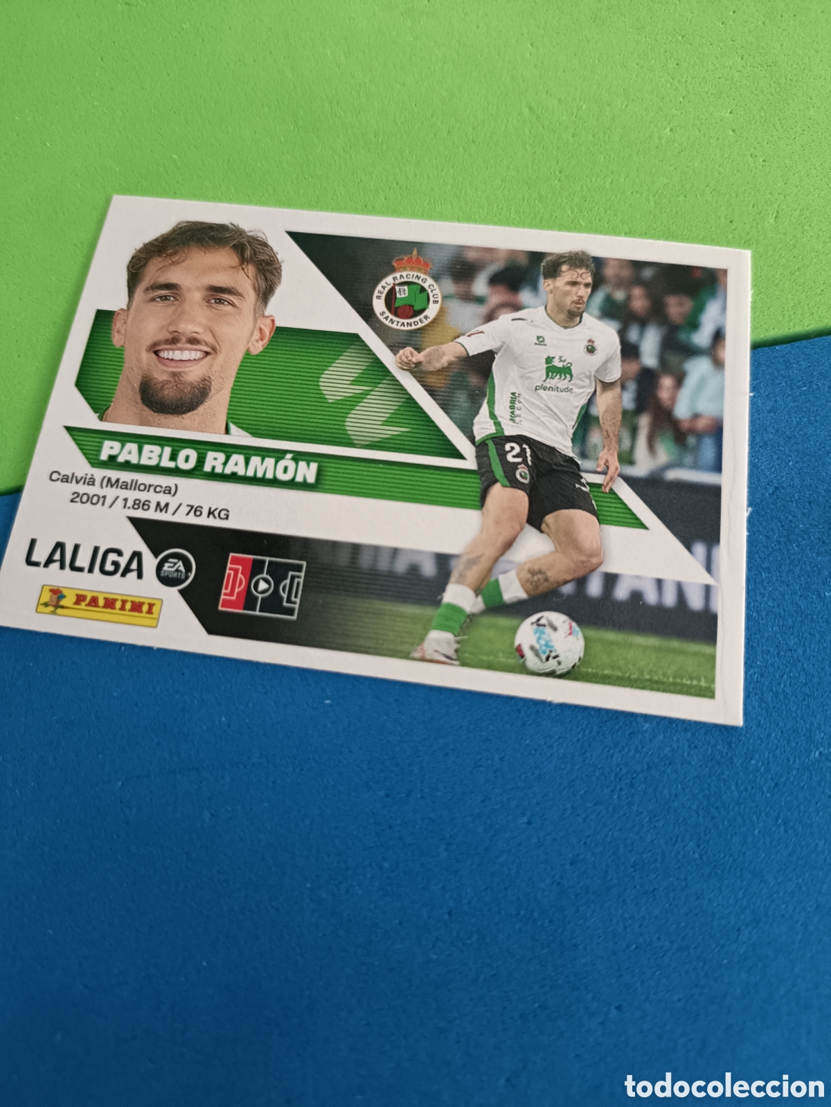 Cromos de f&uacute;tbol: Panini cromos stickers Liga este 2026 2027 26 27 - COLOCA Racing Santander 6BIS Pablo Ram&oacute;n