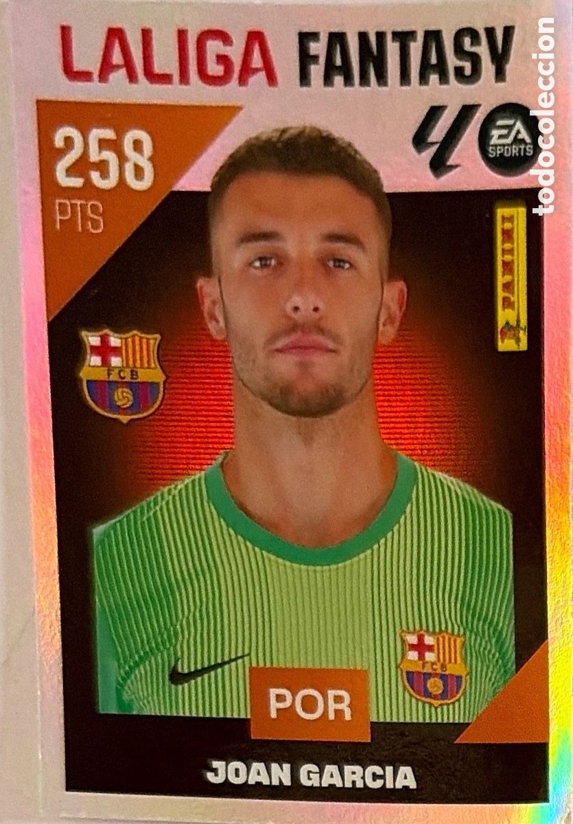 Cromos de f&uacute;tbol: 2.- Joan Garc&iacute;a -FANTASY- (BARCELONA) - COLECCIONES ESTE 2026/27 (PANINI)