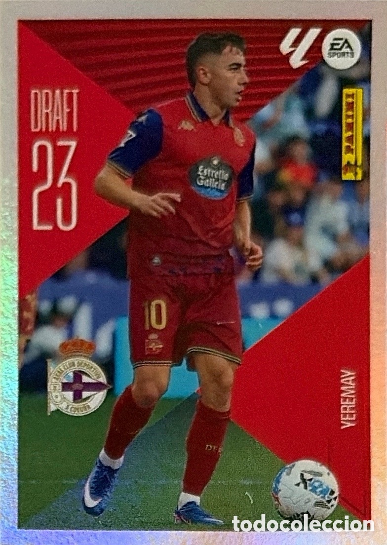 Cromos de f&uacute;tbol: 23.- Yeremay -DRAFT 23- (DEPORTIVO CORU&Ntilde;A) - COLECCIONES ESTE 2026/27 (PANINI)