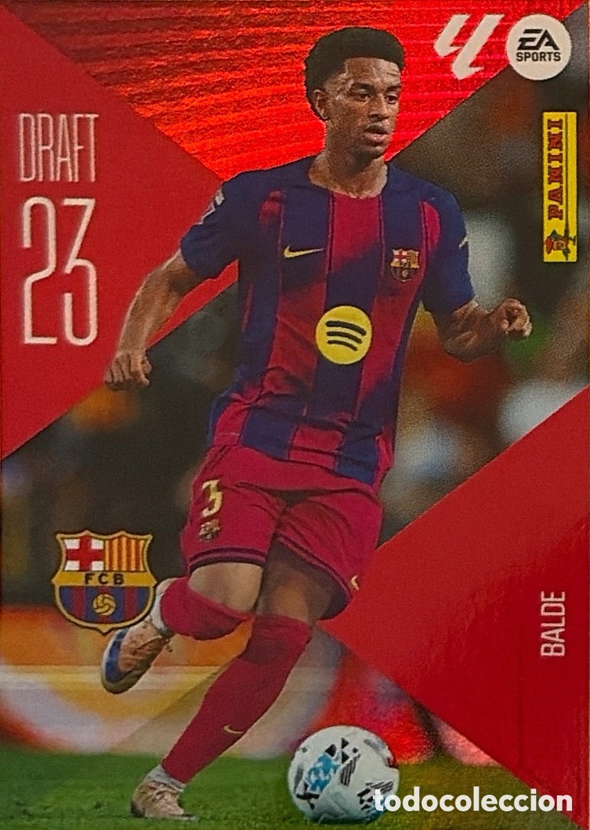 Cromos de f&uacute;tbol: 2.- Balde -DRAFT 23- (BARCELONA) - COLECCIONES ESTE 2026/27 (PANINI)