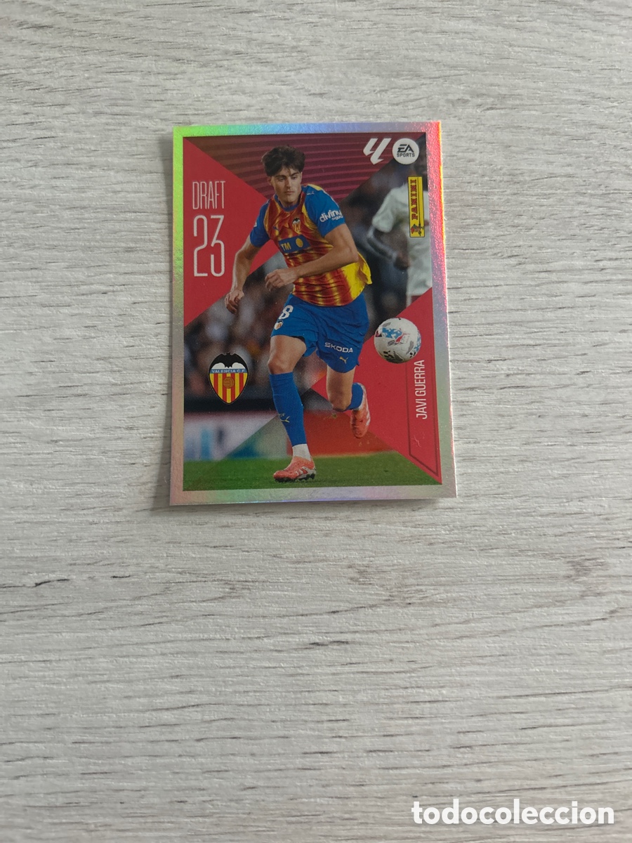 Cromos de f&uacute;tbol: Javi Guerra 12 Valencia Draft 23 Liga Este 2026/27 26-27 Panini