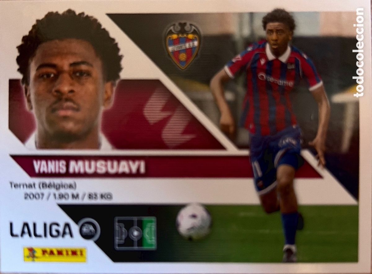 Fu&szlig;ball-Sticker: 20 BIS Musuayi -Coloca- (LEVANTE) - COLECCIONES ESTE 2026/27 (PANINI)