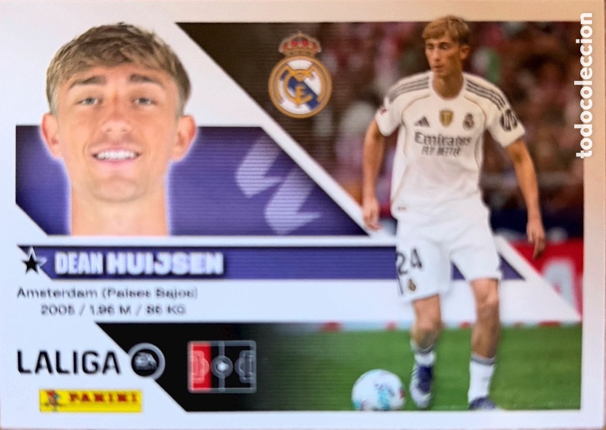 Football Stickers: 9.- Huijsen (R. MADRID) - COLECCIONES ESTE 2026/27 (PANINI)