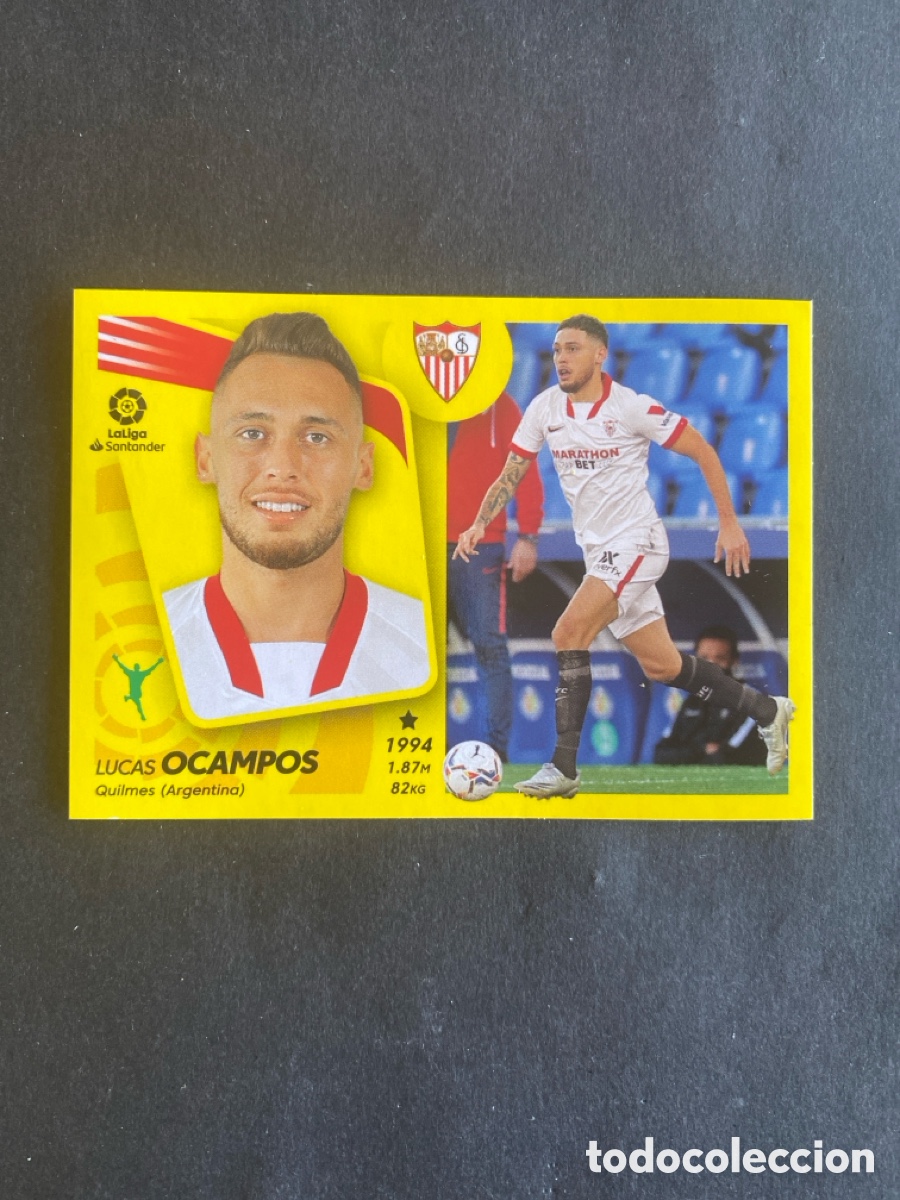 Cromos de f&uacute;tbol: Cromo liga 21/22 Sevilla N* 18