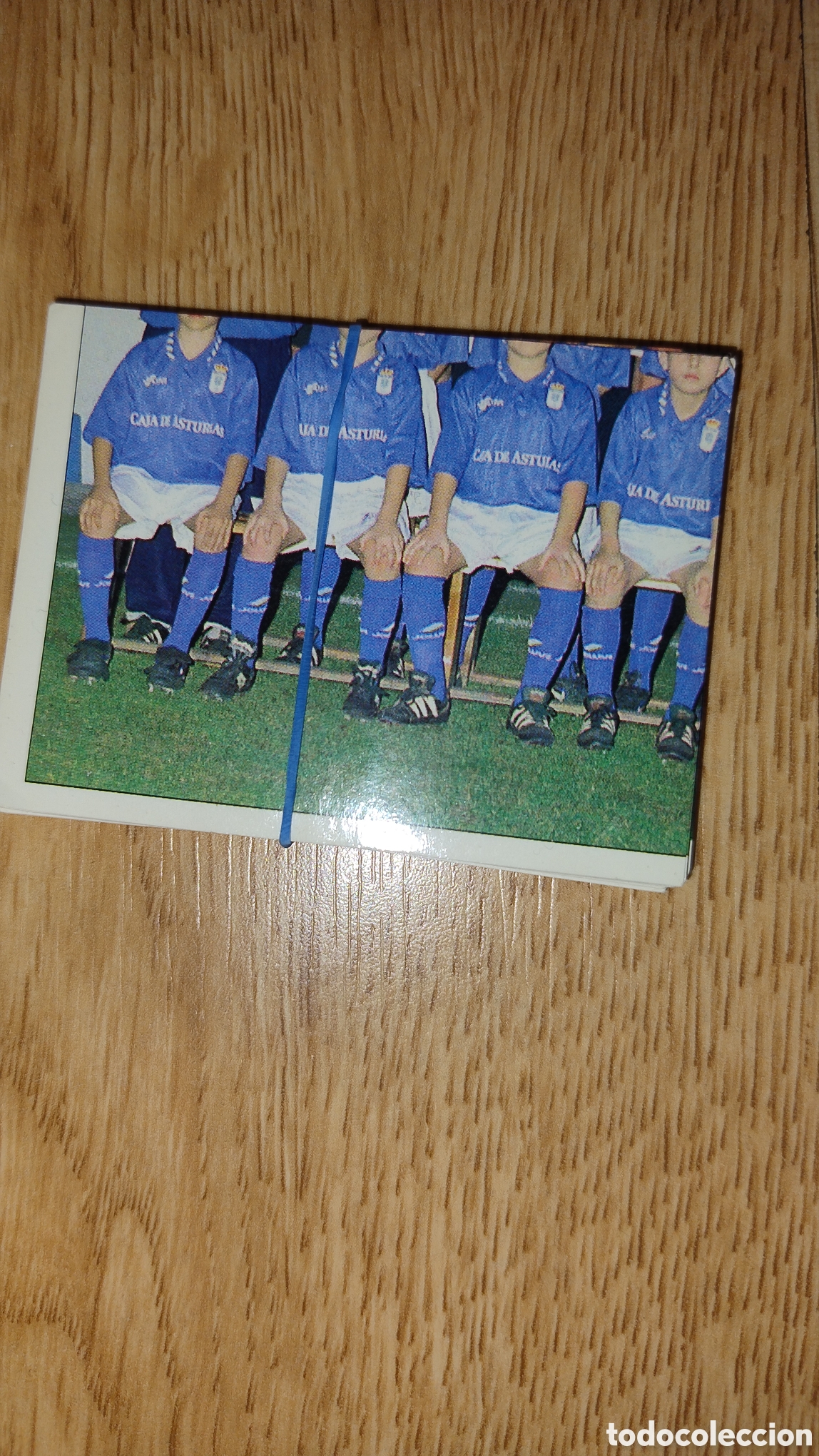 Cromos de f&uacute;tbol: Cromo real oviedo su historia en cromos