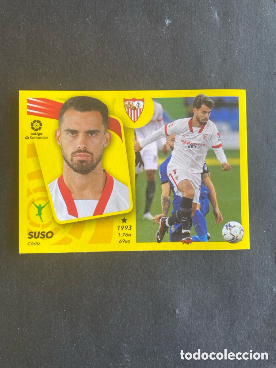 Cromos de f&uacute;tbol: Cromo liga 21/22 Sevilla N* 19A