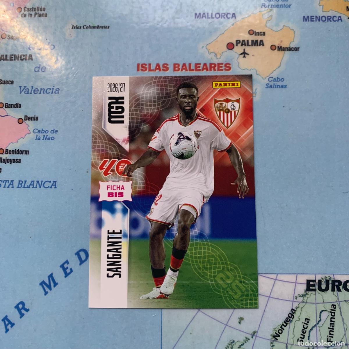 Cromos de f&uacute;tbol: Sangante n&uacute;mero 331 bis del Sevilla megacracks 26-27 2026-2027