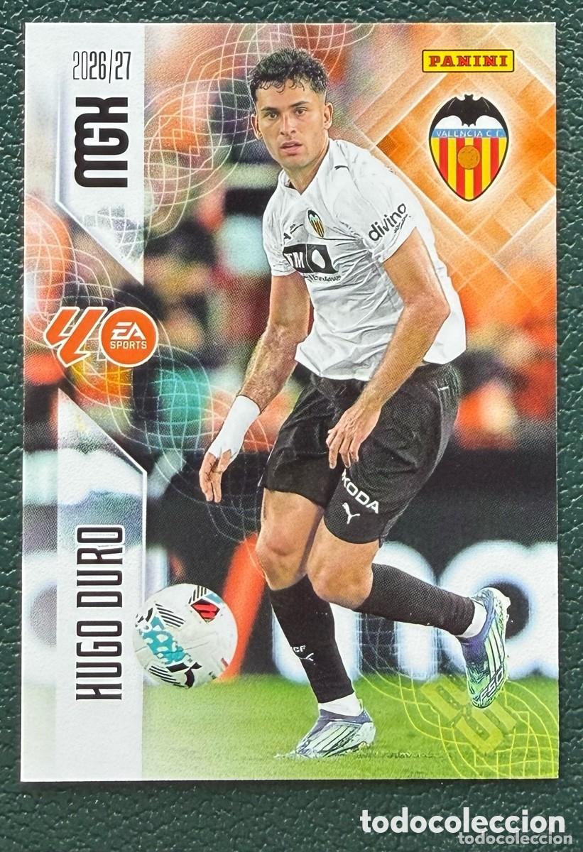Fu&szlig;ball-Sticker: 358 HUGO DURO VALENCIA CF FICHAS ALBUM MEGACRACKS 2026 2027 MGK 26 27