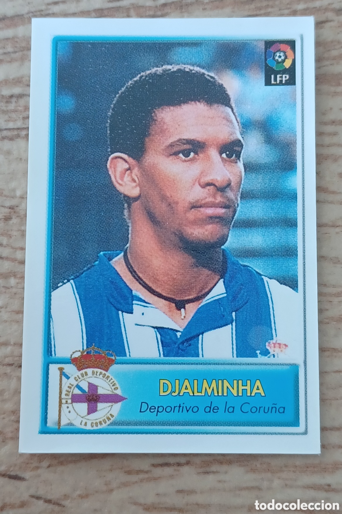 Fu&szlig;ball-Sticker: CROMO DJALMINHA N 64 DEPORTIVO DE LA CORU&Ntilde;A COLECCI&Oacute;N BOLLYCAO FUTBOL 97 98