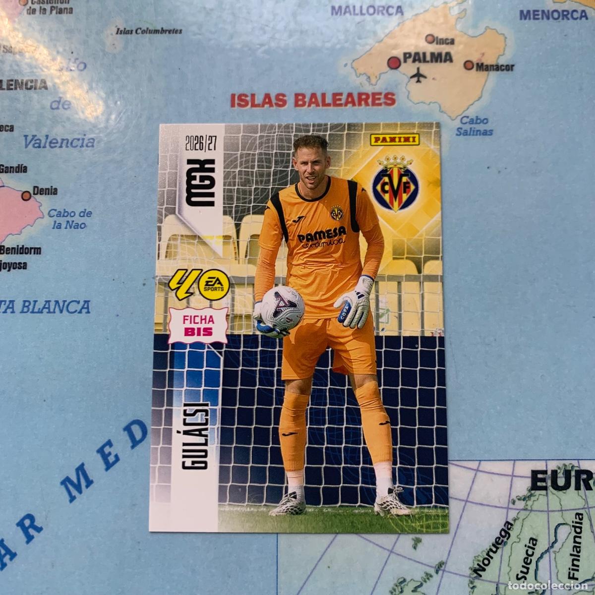 Cromos de f&uacute;tbol: Gul&aacute;csi n&uacute;mero 363 Bis del Villarreal megacracks 26-27 2026-2027