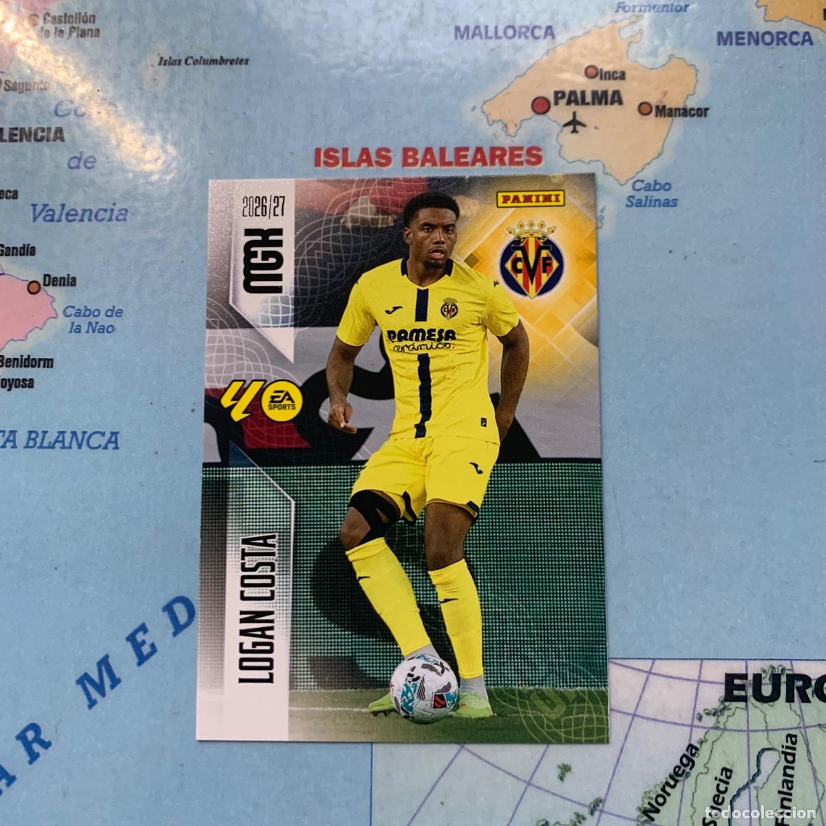 Cromos de f&uacute;tbol: Logan Costa n&uacute;mero 367 del Villarreal megacracks 26-27 2026-2027