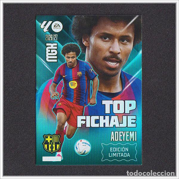 Cromos de Futebol: MEGACRACKS 2026 2027 26 27 PANINI ADEYEMI EDICI&Oacute;N LIMITADA BARCELONA BAR&Ccedil;A COLECCI&Oacute;N ALBUM LIGA MGK