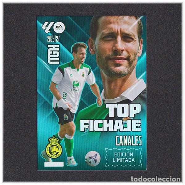 Fu&szlig;ball-Sticker: MEGACRACKS 2026 2027 26 27 PANINI CANALES EDICI&Oacute;N LIMITADA RACING SANTANDER COLECCI&Oacute;N ALBUM LIGA MGK
