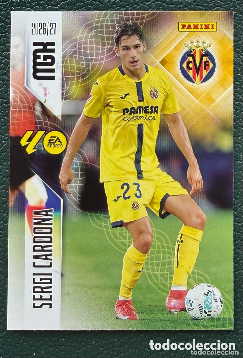 Cromos de Futebol: 369 SERGI CARDONA VILLARREAL CF FICHAS ALBUM MEGACRACKS 2026 2027 MGK 26 27
