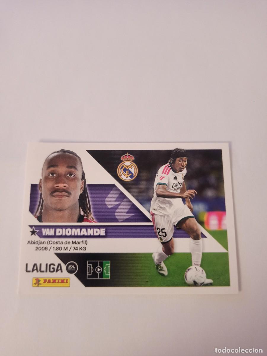 Cromos de f&uacute;tbol: Diomande 39 - R. Madrid - FICHAJE - 3 &ordf; TERCERA EDICI&Oacute;N - LIGA ESTE 2026 2027 - 26 27 - PANINI