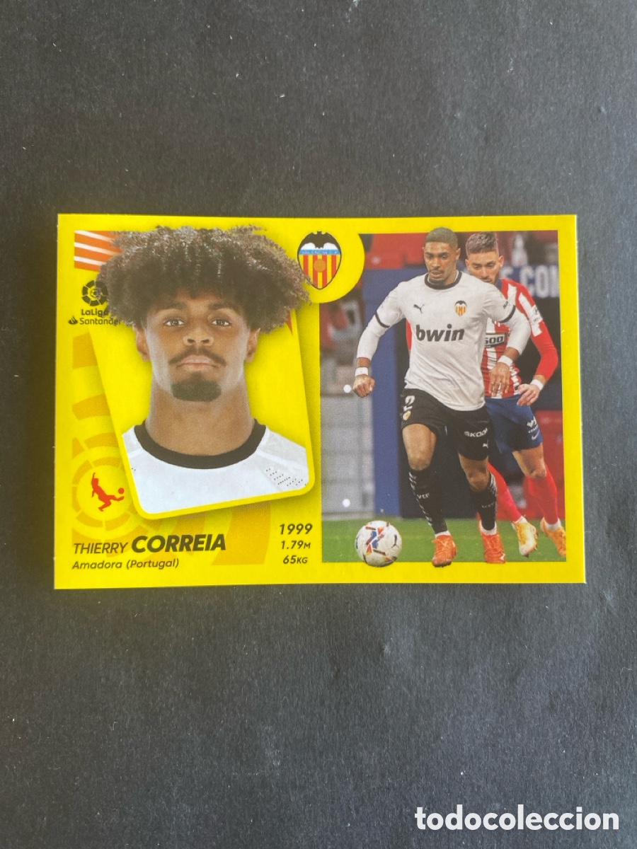 Cromos de f&uacute;tbol: Cromo liga 21/22 Valencia N* 7