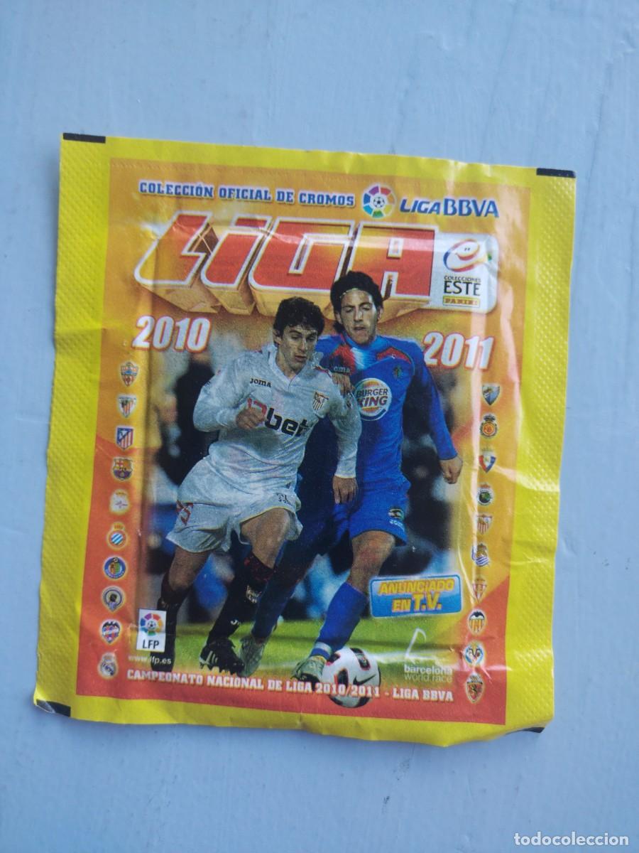 Cromos de f&uacute;tbol: SOBRE SIN ABRIR LIGA 2010 2011