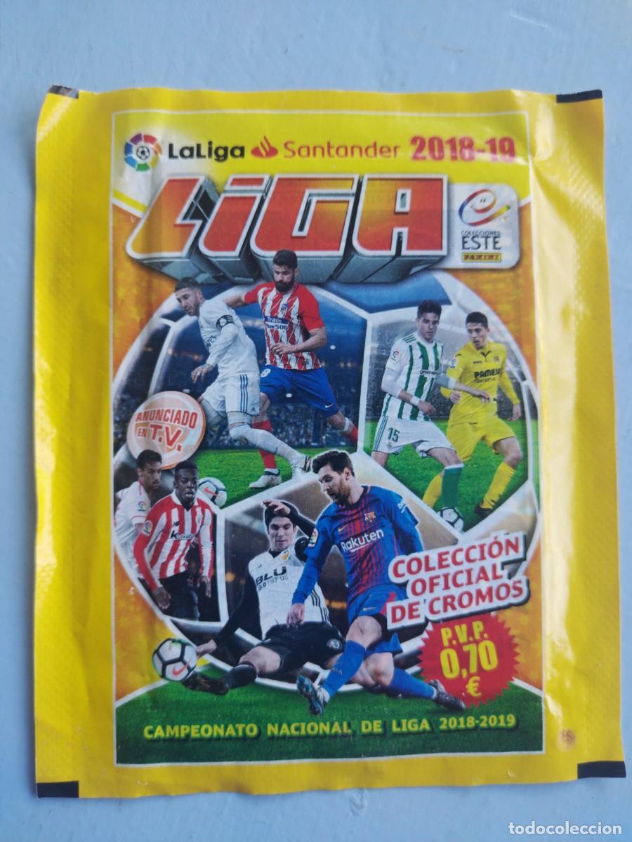 Cromos de f&uacute;tbol: SOBRE SIN ABRIR LIGA 2018 2019