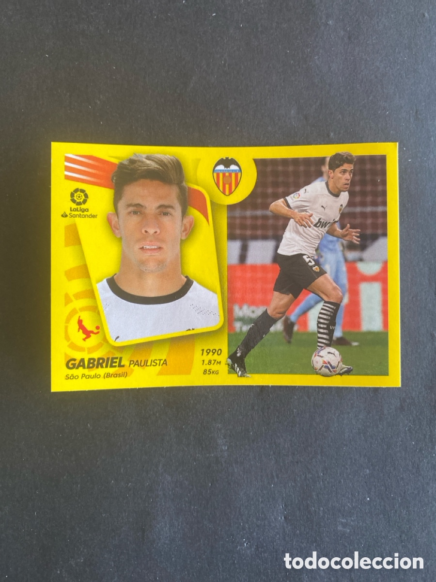 Cromos de f&uacute;tbol: Cromo liga 21/22 Valencia N* 8