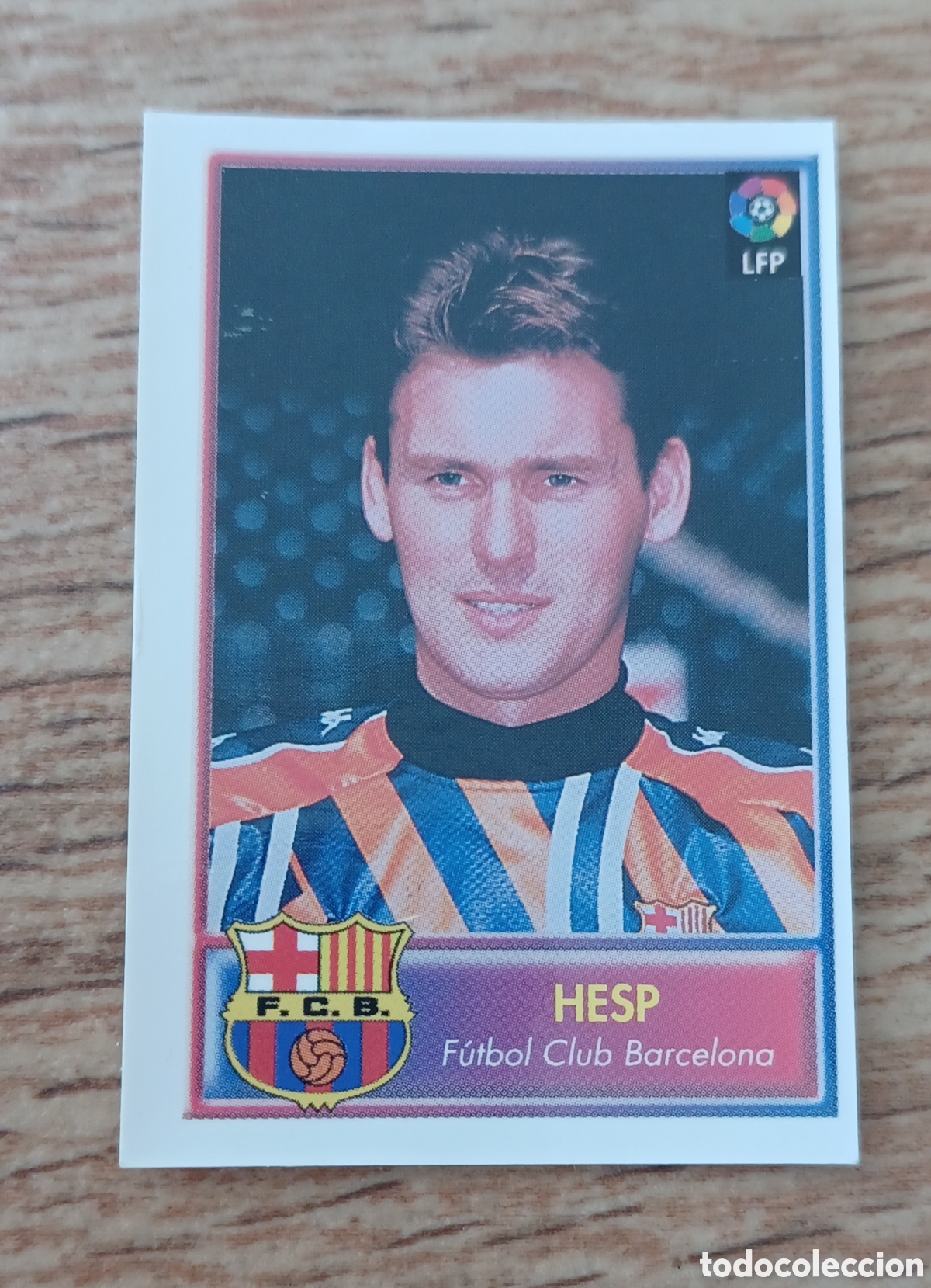 Cromos de f&uacute;tbol: CROMO HESP N 221 FC BARCELONA COLECCI&Oacute;N BOLLYCAO FUTBOL 97 98