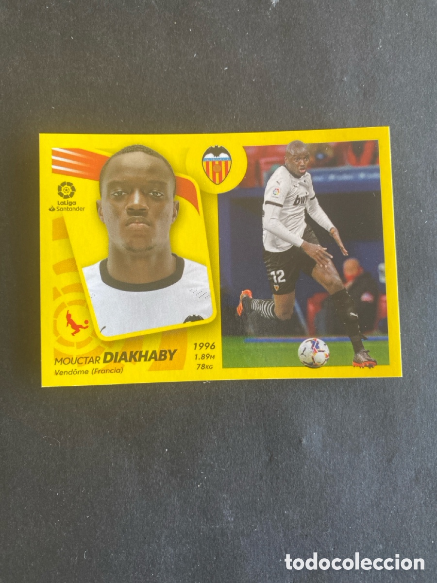 Cromos de f&uacute;tbol: Cromo liga 21/22 Valencia N* 10