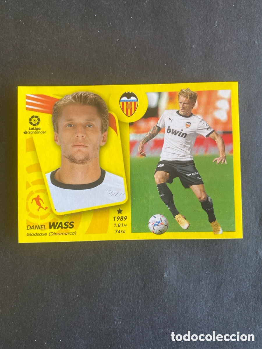 Cromos de f&uacute;tbol: Cromo liga 21/22 Valencia N* 12B