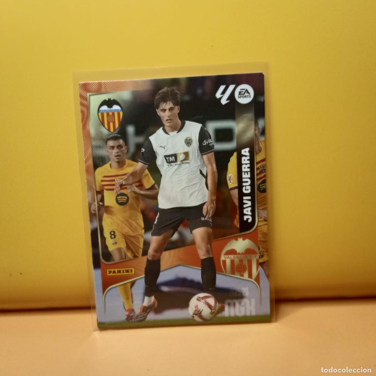 Cromos de f&uacute;tbol: MEGACRACKS 2025 2026 25 26 VALENCIA C.F JAVI GUERRQA 355