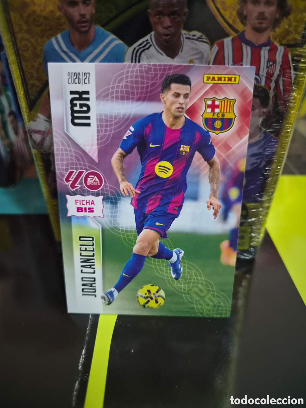 Cromos de f&uacute;tbol: N&deg;81Bis FC Barcelona Joao Cancelo Megacracks 26/27