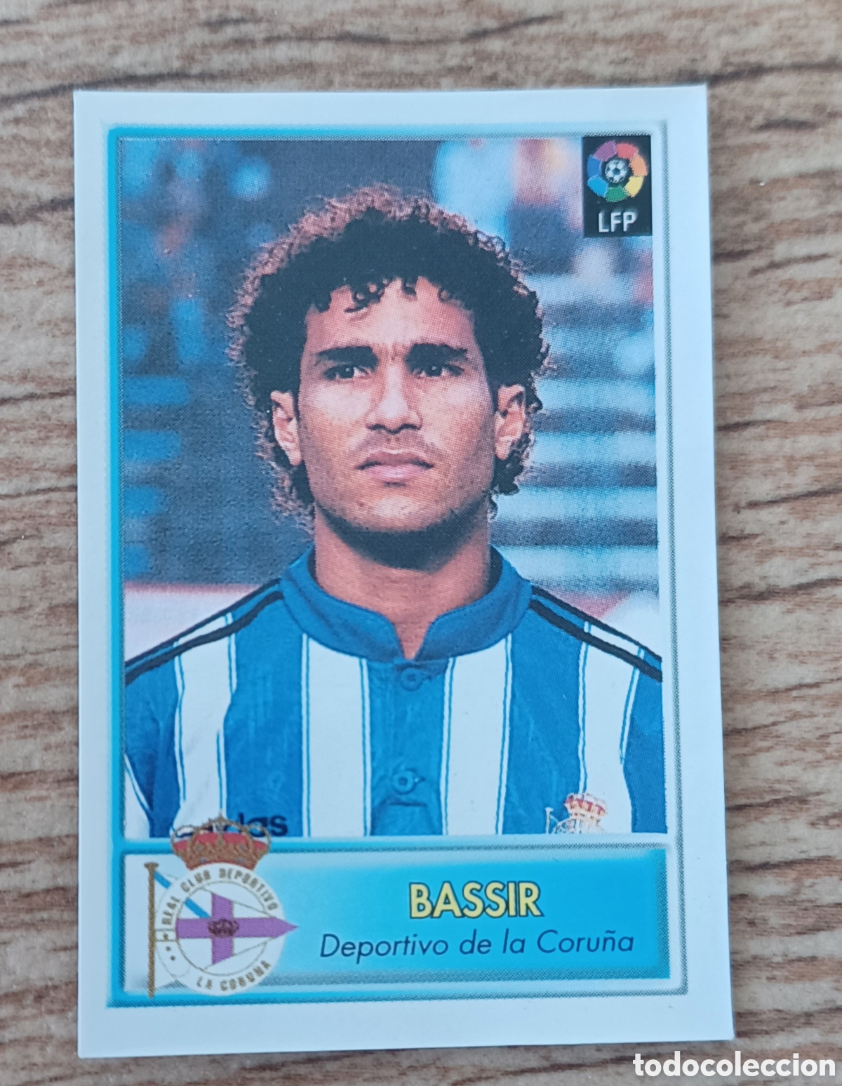 Cromos de f&uacute;tbol: CROMO BASSIR N 233 DEPORTIVO DE LA CORU&Ntilde;A COLECCI&Oacute;N BOLLYCAO FUTBOL 97 98