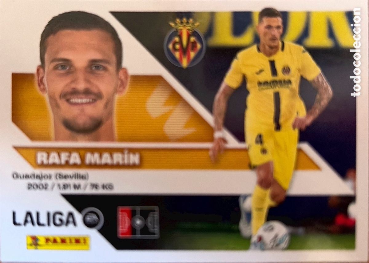 Cartes &agrave; collectionner de Football: 8B.- Rafa Mar&iacute;n (VILLARREAL) - COLECCIONES ESTE 2026/27 (PANINI)