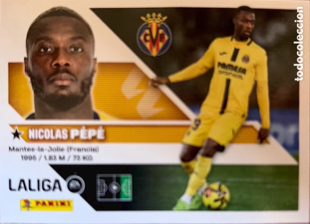 Fu&szlig;ball-Sticker: 18.- P&eacute;p&eacute; (VILLARREAL) - COLECCIONES ESTE 2026/27 (PANINI)