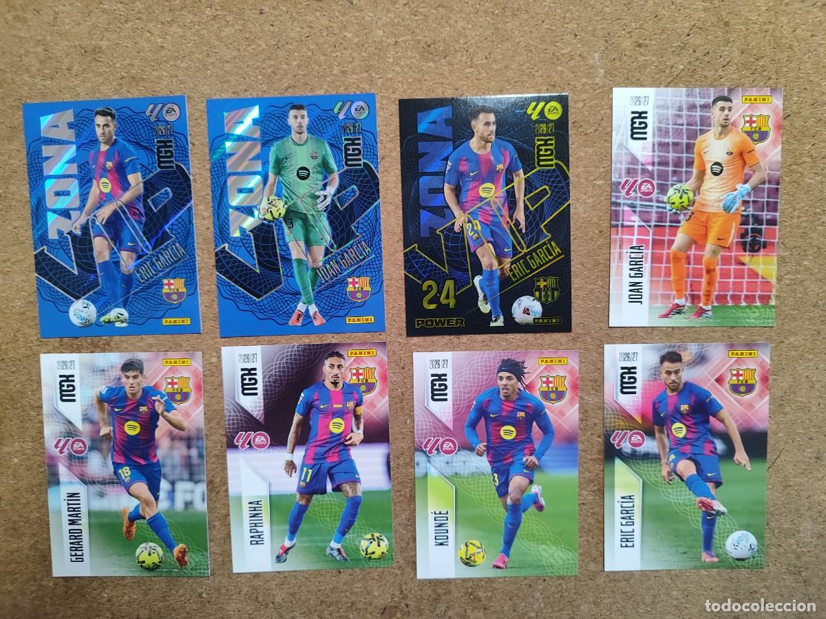 Cromos de f&uacute;tbol: MEGACRACKS 26/27 LOTE 8 CARTAS DEL FC BARCELONA CON ESPECIALES # PANINI