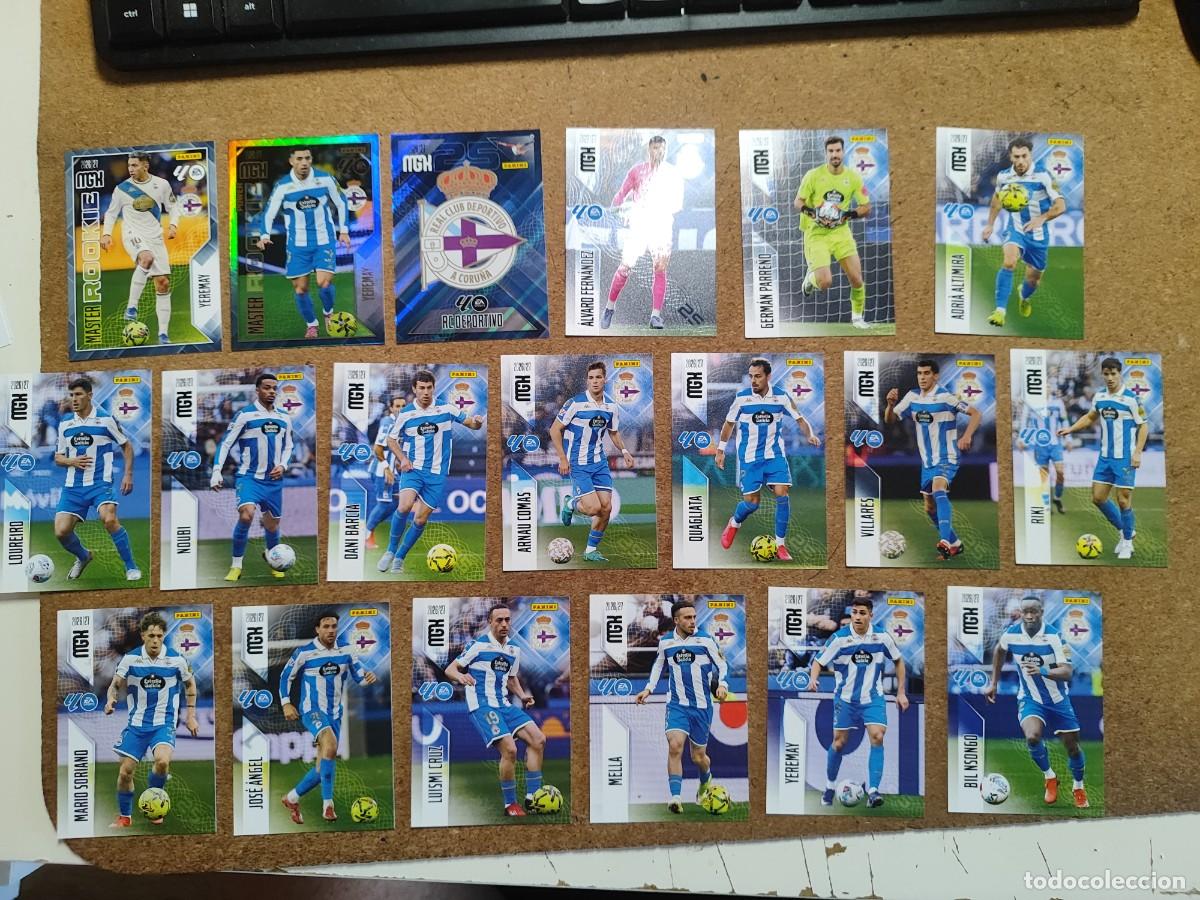 Cromos de f&uacute;tbol: MEGACRACKS 26/27 LOTE 19 CARTAS DEL DEPORTIVO DE LA CORU&Ntilde;A CON ESPECIALES # PANINI