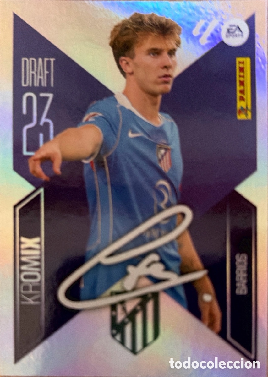 Figurine di Calcio: 3.- Barrios -KROMIX DRAFT 23- (ATL. MADRID) - COLECCIONES ESTE 2026/27 (PANINI)