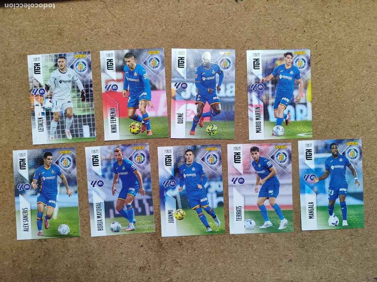 Football Stickers: MEGACRACKS 26/27 LOTE 9 CARTAS DEL GETAFE # PANINI